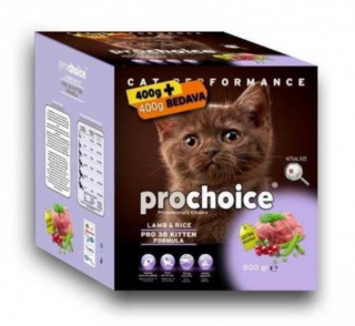 Pro Choice Pro 38 Kitten Kuzu Etli ve Pirinçli 400 gr Kedi Maması kullananlar yorumlar